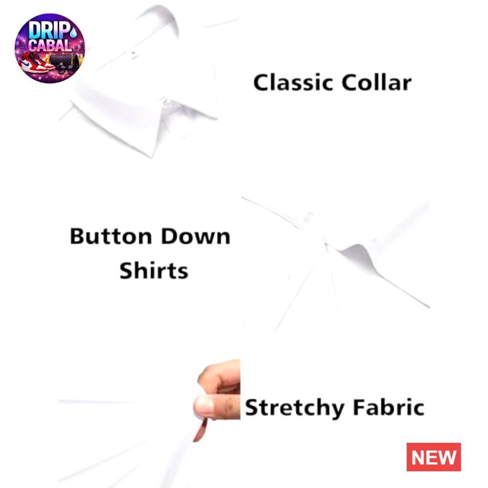 Short Sleeve Button Down Blouse Stretch Wrinkle-Free Formal Work Business Chic - Picture 5 of 7
